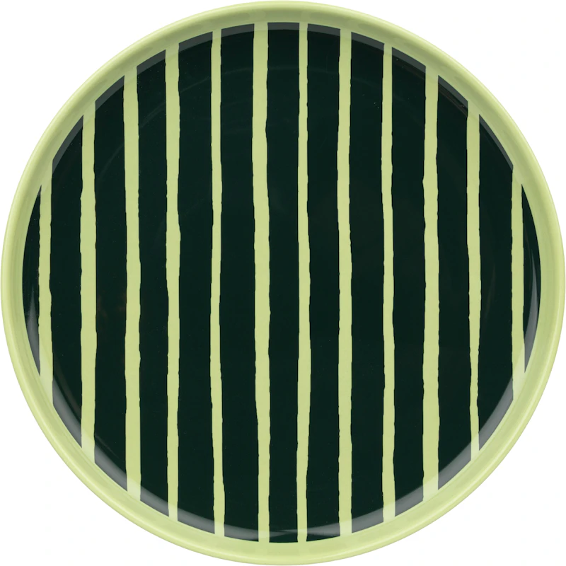 Piccolo Tallerken 20 cm, Pear / Mørkegrøn