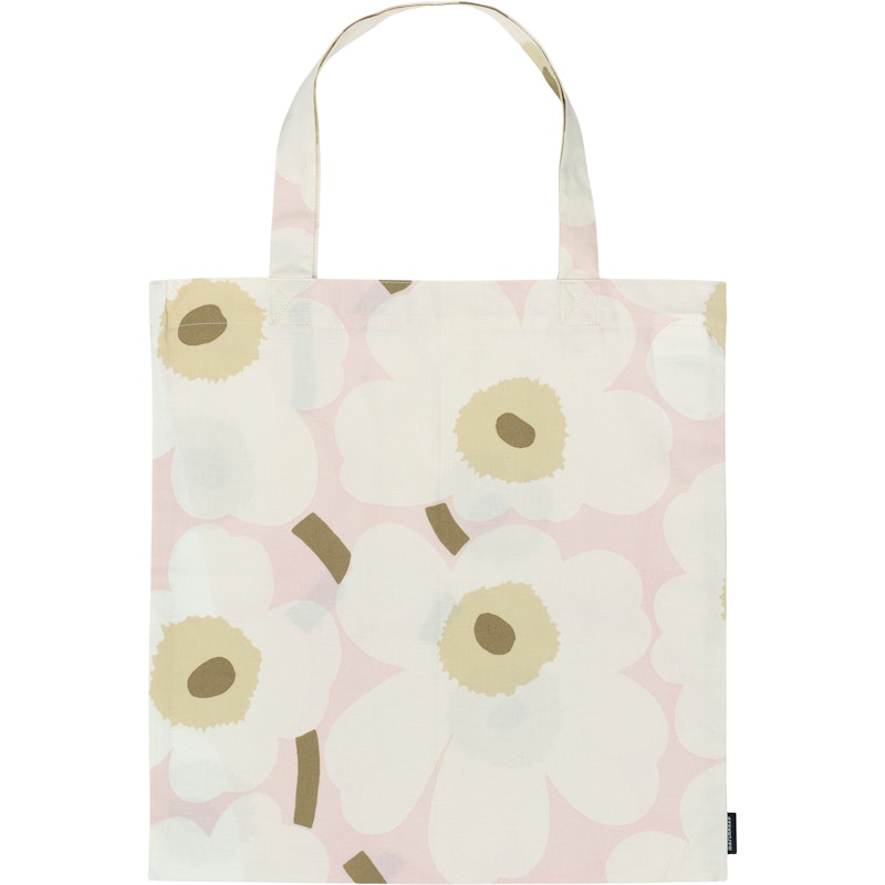 Pieni Unikko Stoftaske, Rosa / Offwhite / Sand