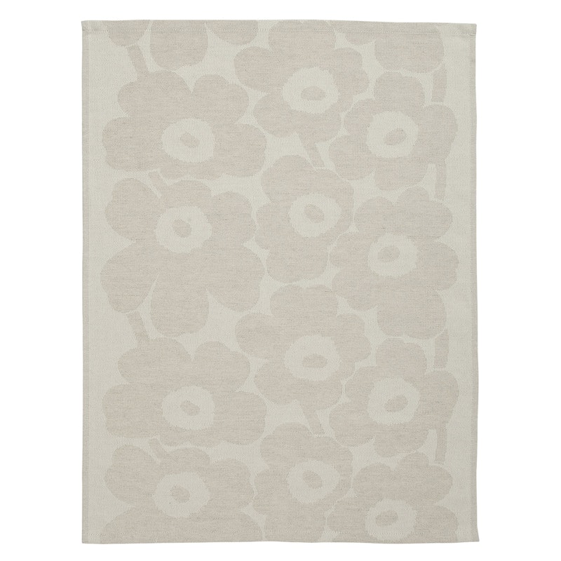 Pieni Unikko Viskestykke 50x70 cm, Offwhite / Beige