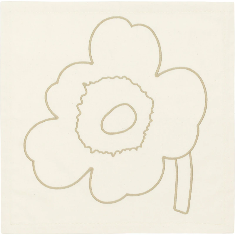 Piirto Unikko Serviet 43x43 cm 3-pak, Offwhite / Straw