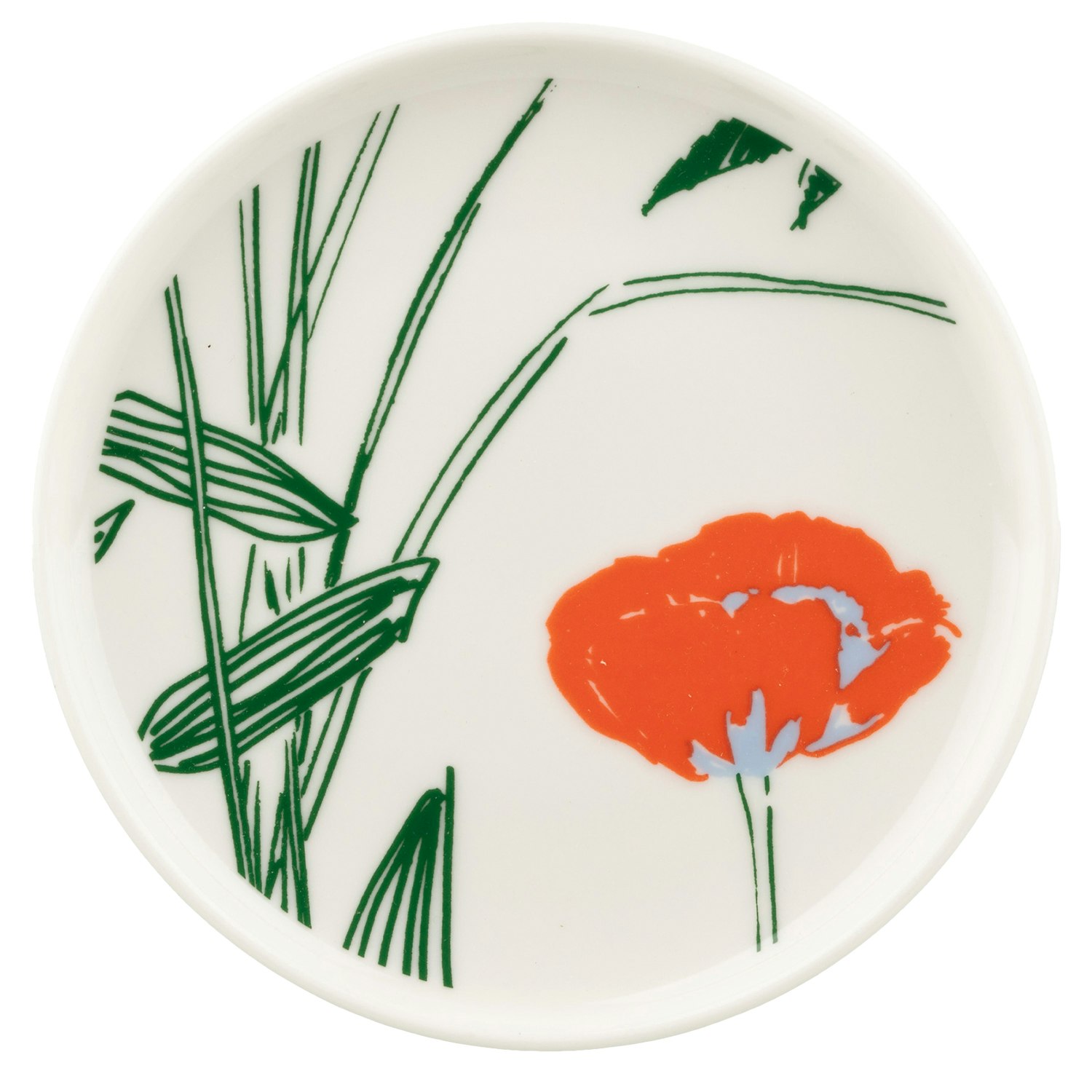 Marimekko Puutarhakutsut Sidetallerken 13,5 Cm - Asietter Stent&oslash;j Hvid - 074072-162