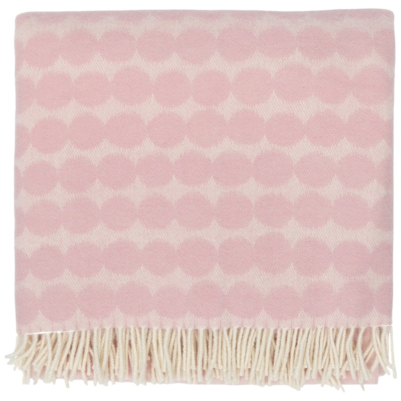 Räsymatto Uldtæppe 130x170 cm, Rosa