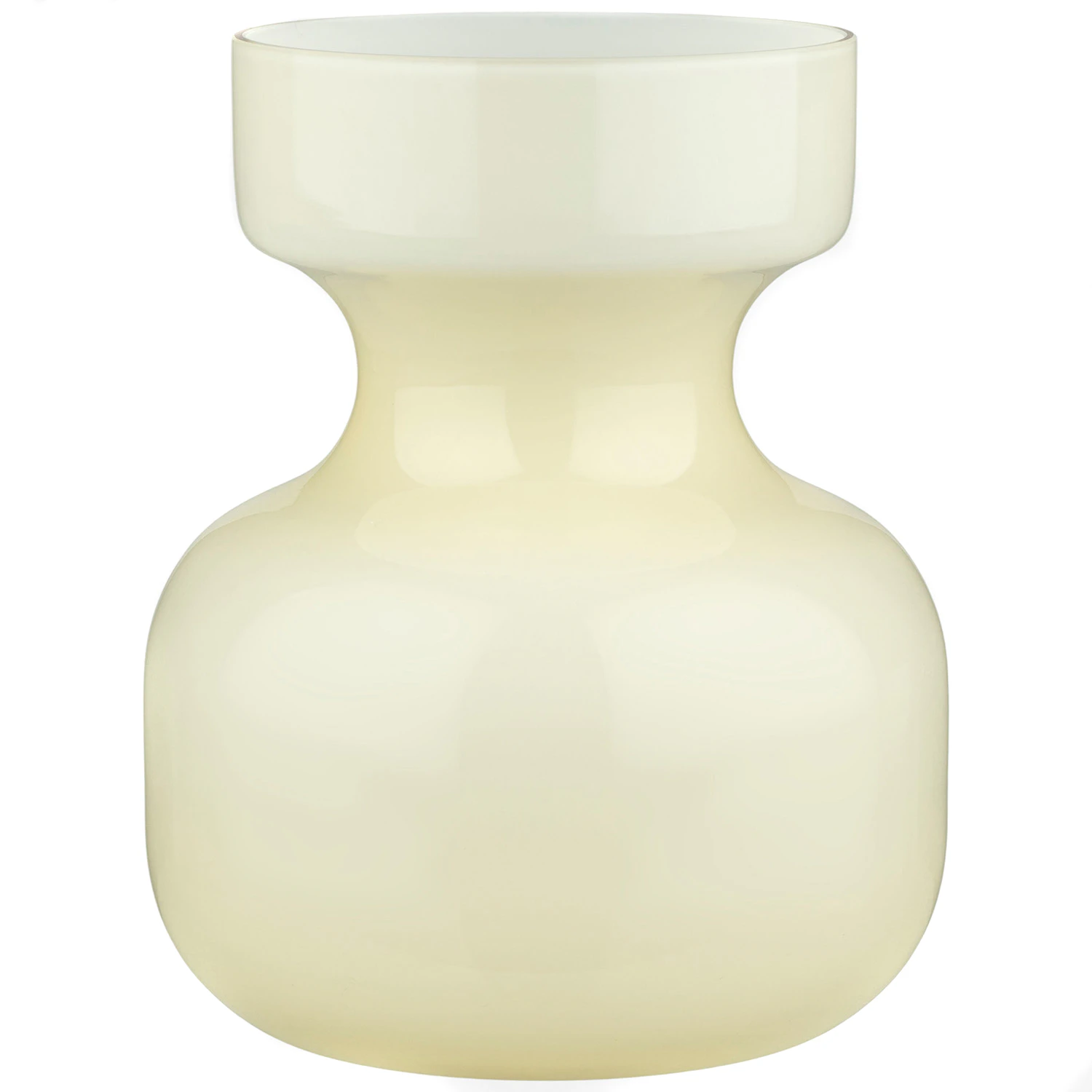 Marimekko S&auml;kki Vase 16,5 Cm White Aspargus - Vaser Glas White Asparagus - 073952-101