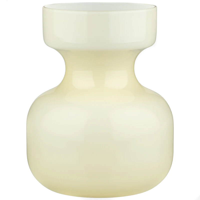 Säkki Vase 16,5 cm, White Aspargus