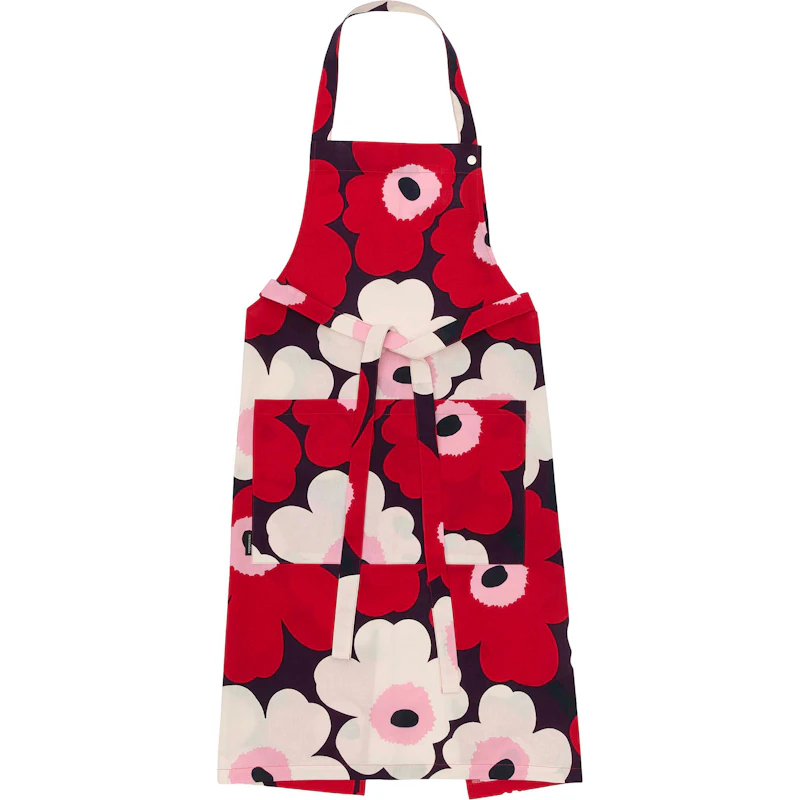 Pieni Unikko Forklæde, Blomme / Cranberry / Rosa