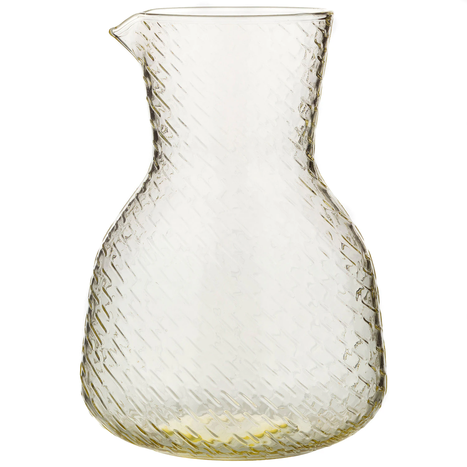 Marimekko Syksy Karaffel 1,3 l - Vandkarafler & Vandkander Glas Pale Yellow - 073923-220