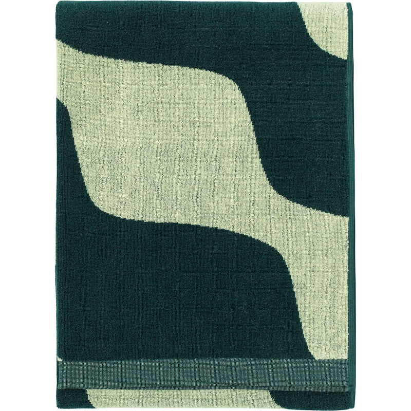Taifuuni Badehåndklæde 70x150 cm, Mørkegrønt / Pear