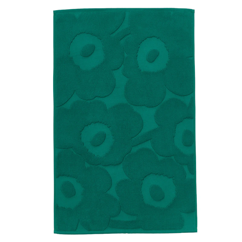 Unikko Bademåtte 50x80 cm, Emerald