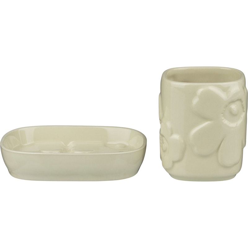 Unikko Badeværelsessæt, Beige