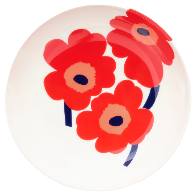 Unikko Dyb Tallerken 16 cm, Rød