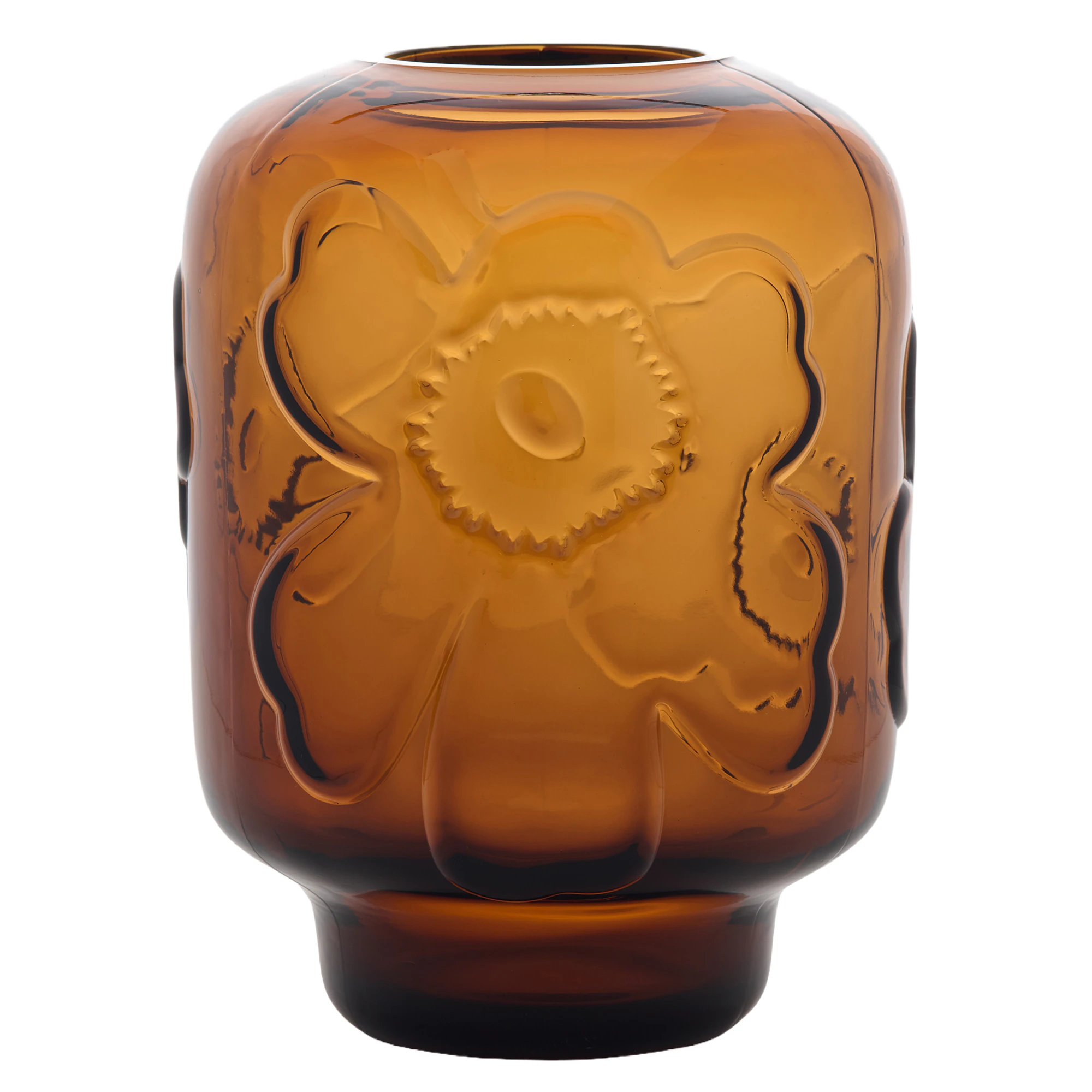 Marimekko Unikko vase - Vaser Glas Cognac - 076021-800