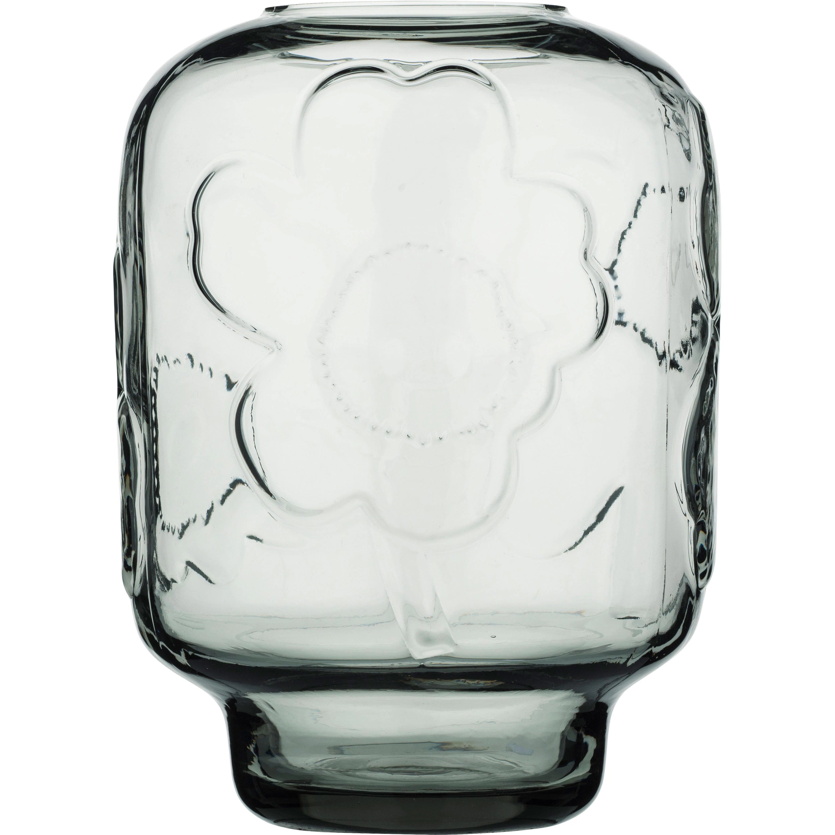 Marimekko Unikko vase 18 Cm - Vaser Glas Misty Grey - 075369-900