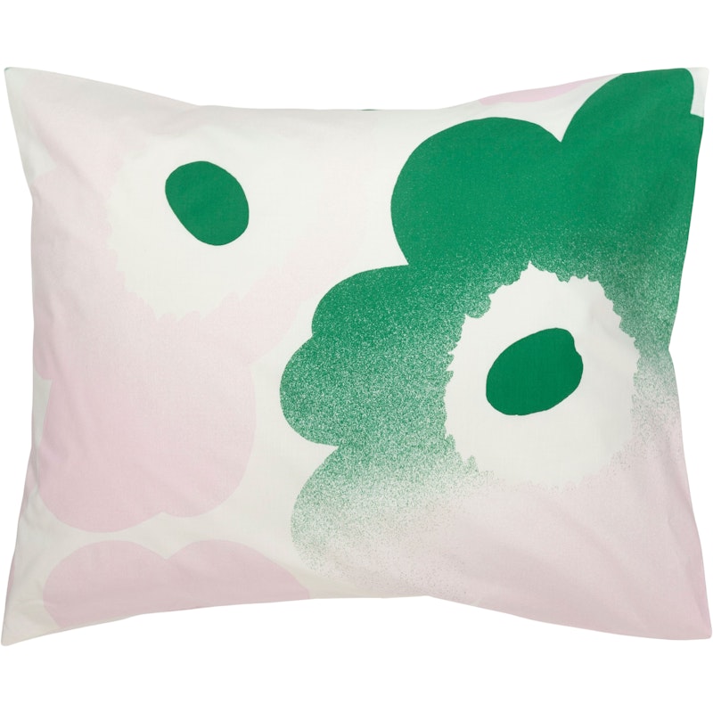 Unikko Häivähdys Pudebetræk Rosa / Grønt / Offwhite, 50x60 cm