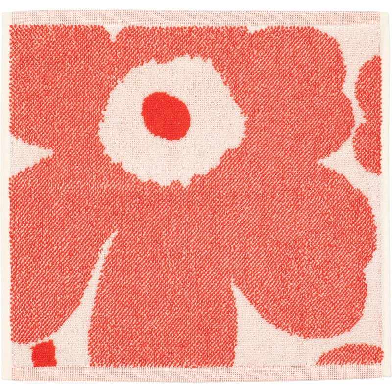 Unikko Ansigtshåndklæde 32x32 cm, Orange Red