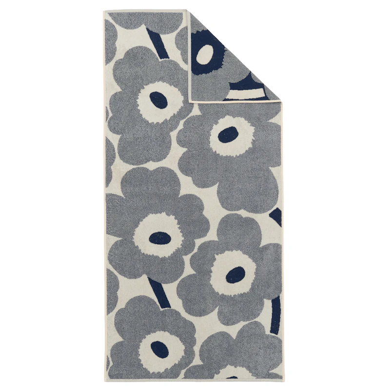 Unikko Badehåndklæde 70x150 cm, Blueberry