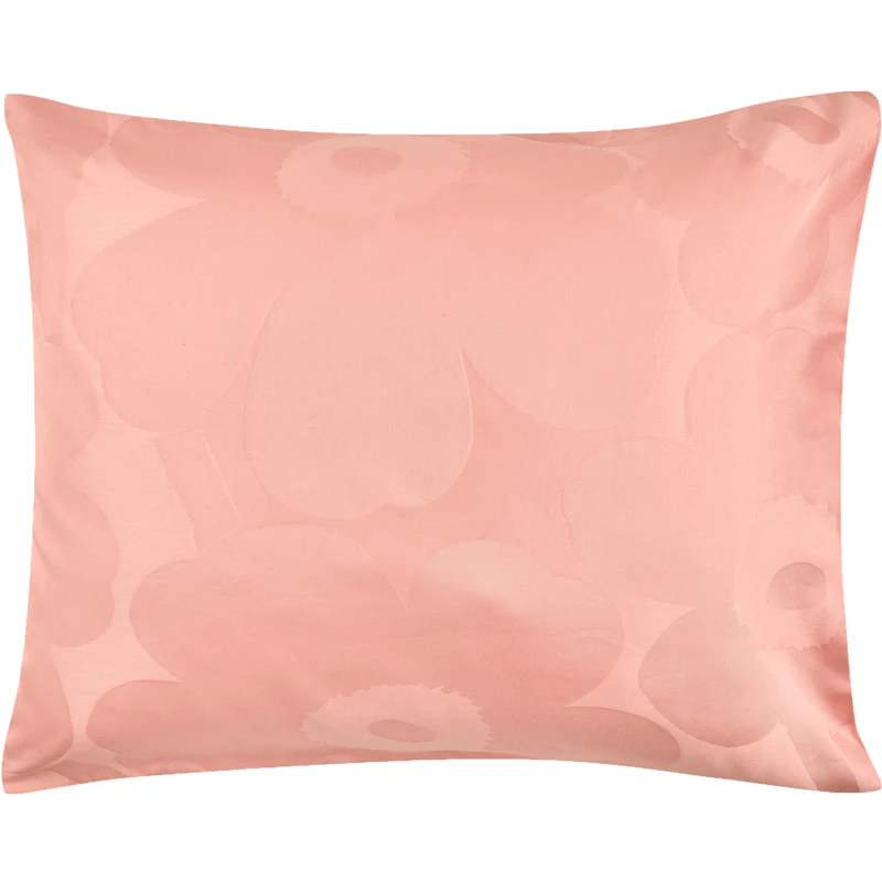 Unikko Jacquard Pudebetræk 50x60 cm, Powder Pink