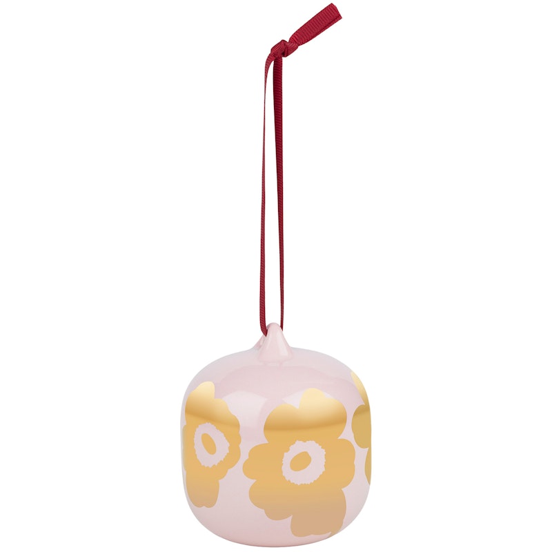 Unikko Julepynt, Rosa/Guld