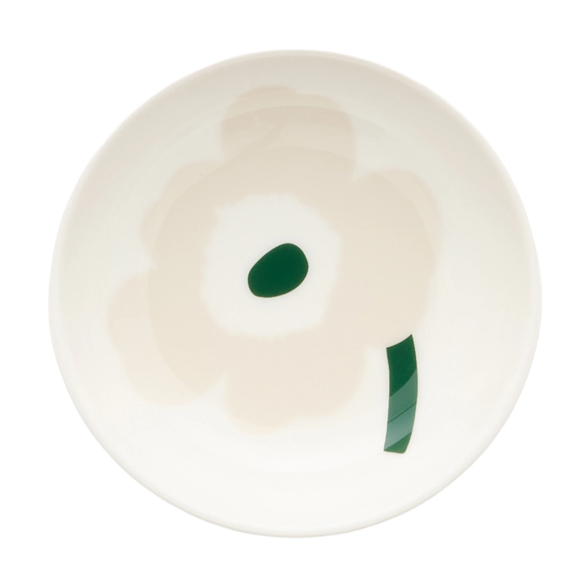 Marimekko Unikko Serveringssk&aring;l 9 Cm Light Sand - Serveringssk&aring;le Stent&oslash;j Hvid - 076257-816