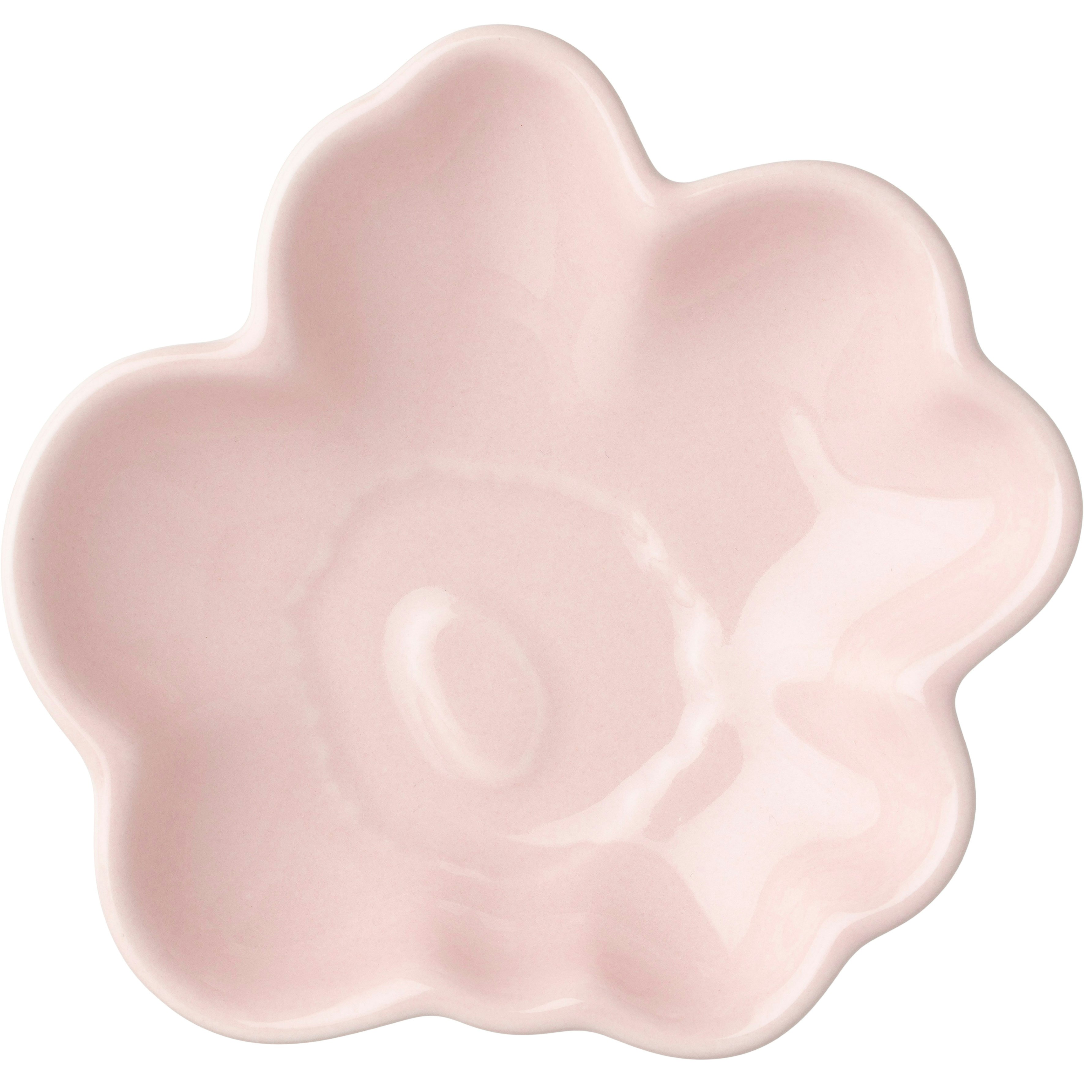 Marimekko Unikko Shape Tallerken 9 Cm - Asietter Stent&oslash;j Rosa - 075714-330