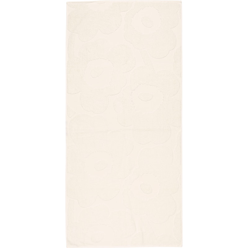 Unikko Solid Badehåndklæde Ivory, 70x150 cm