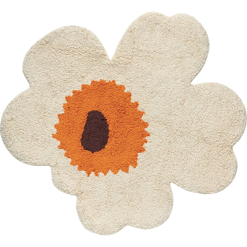 Unikko Terry Badekarsmåtte 73X74 cm, Cremefarvet