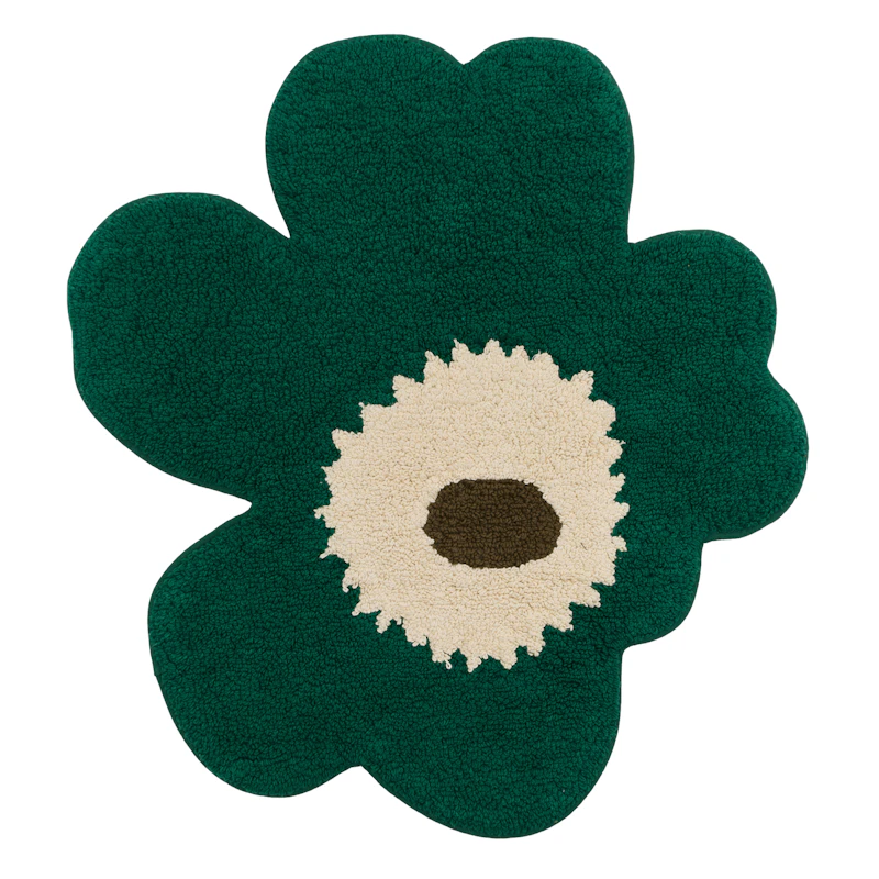 Unikko Badekarsmåtte 73X74 cm, Sand / Emerald