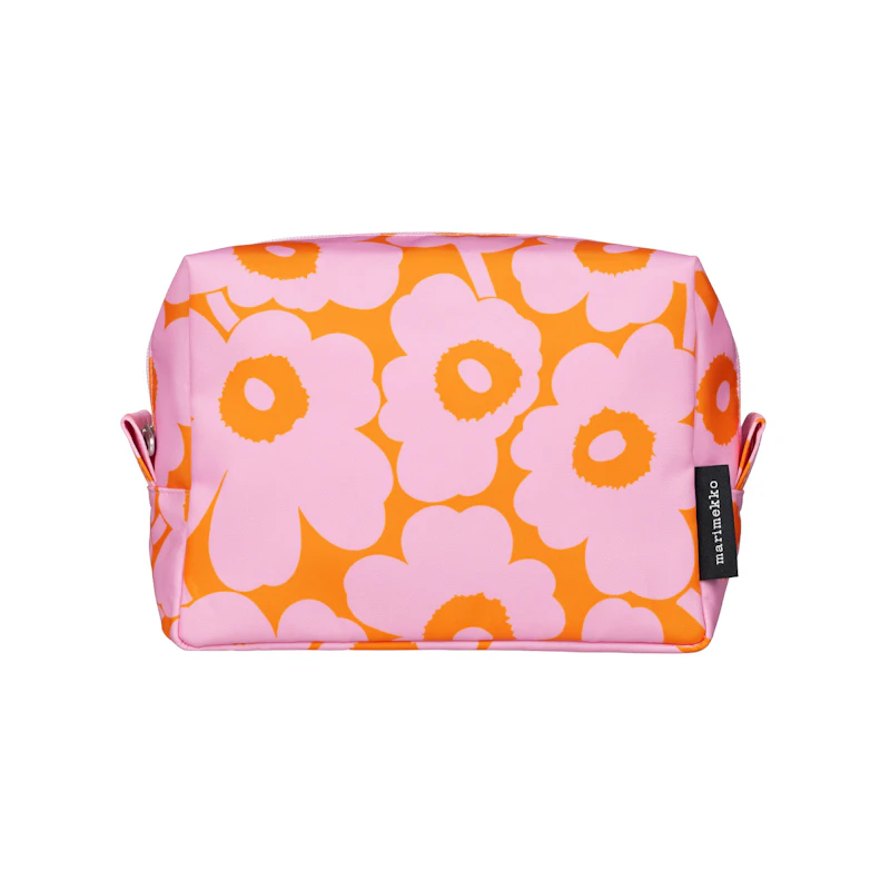 VIlja Mini Unikko Toilettaske, Rosa / Orange