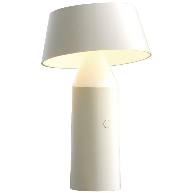 Bicoca Bordlampe Bærbar, Offwhite