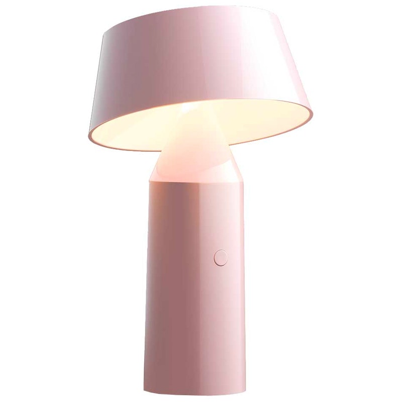 Bicoca Bordlampe Bærbar, Pale Pink