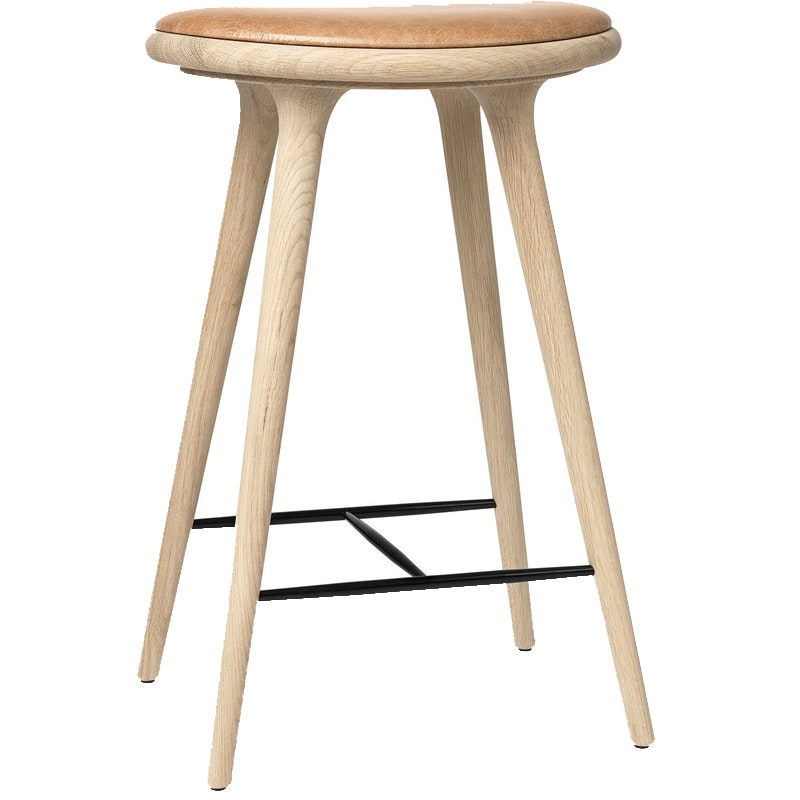 High Stool Taburet 69 cm, Sæbebehandlet Egetræ