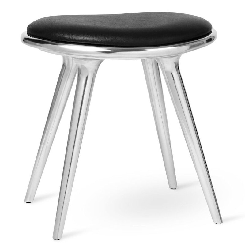 Low Stool Taburet 47 cm, Genanvendt Aluminium