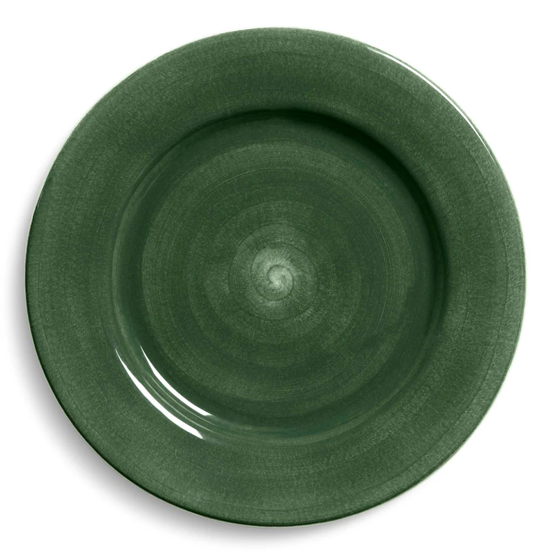 Basic Tallerken 28 cm, Skovgrøn