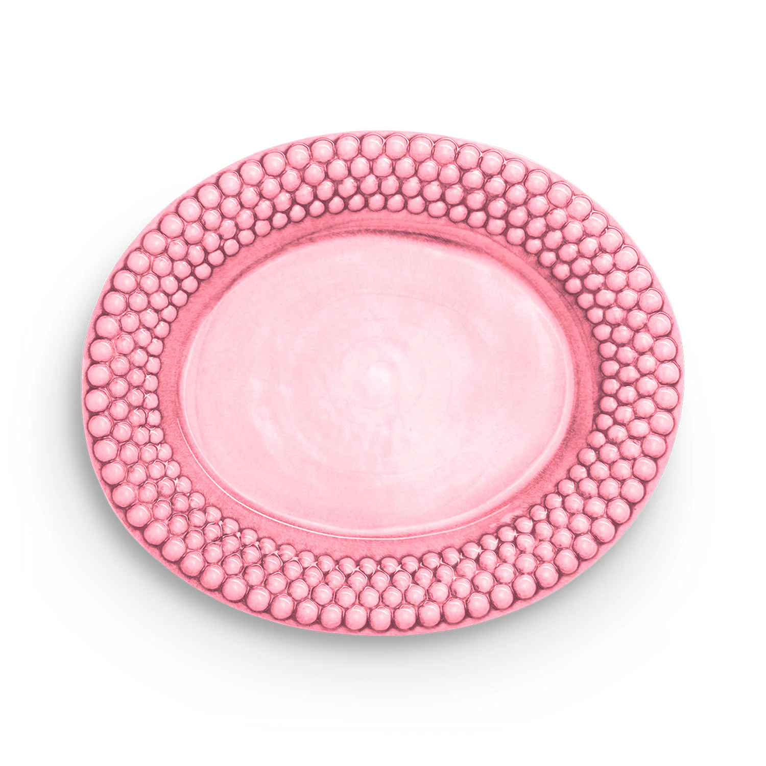 Mateus Bubbles Fad Ovalt 35cm - Serveringsfad Keramik Rosa - EBR51B