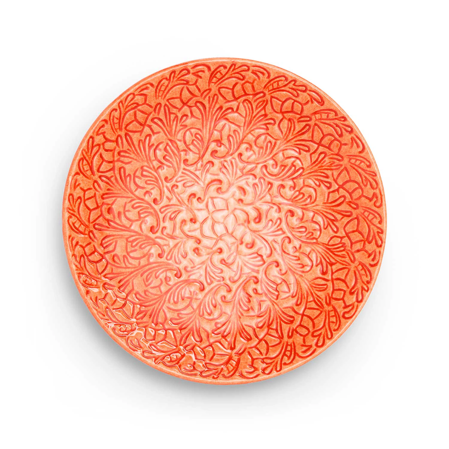 Mateus Lace Tallerken &Oslash;20cm - Asietter Keramik Orange - ESPOR4B