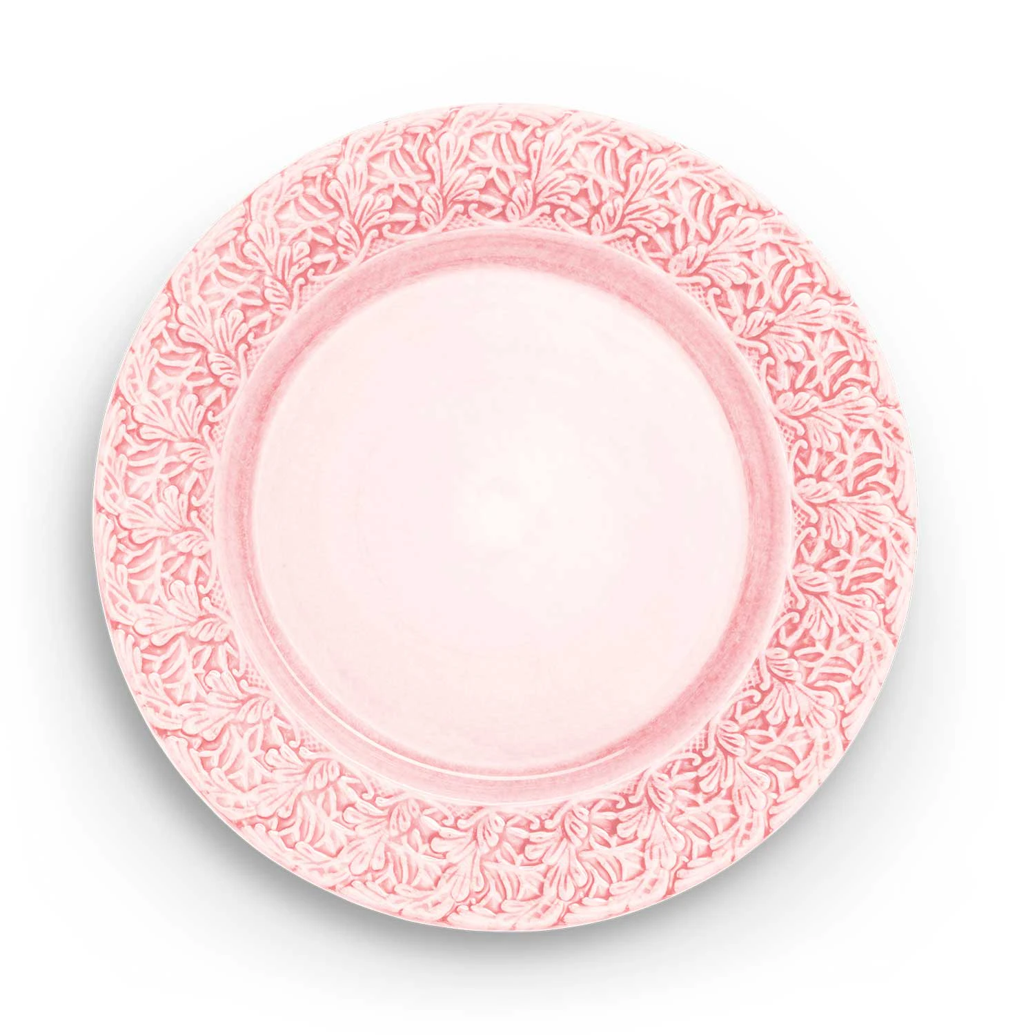 Mateus Lace Tallerken &Oslash;25cm Lys Rosa - Middagstallerkner Keramik Light Pink - ESPLR5