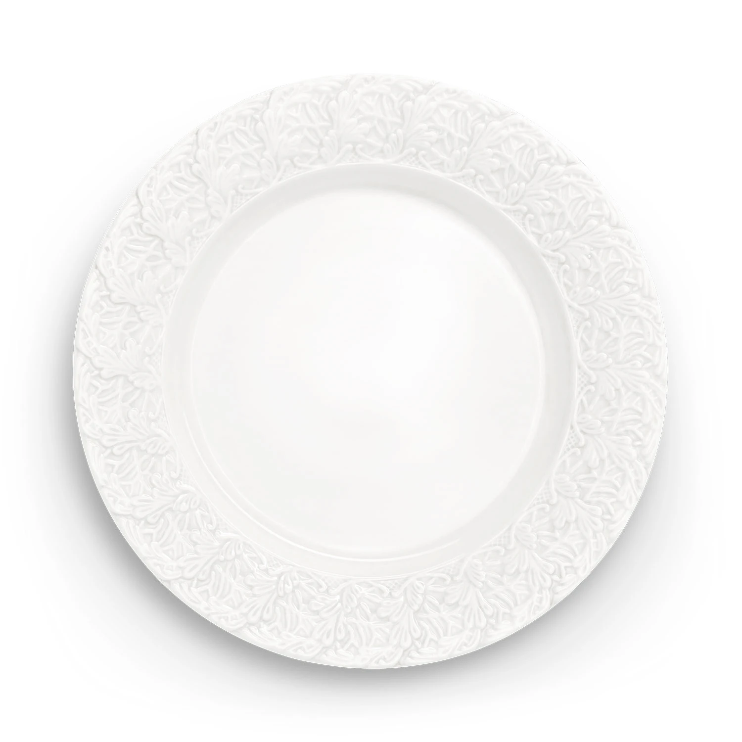 Mateus Lace Tallerken &Oslash;25cm - Middagstallerkner Keramik Hvid - ESPK5