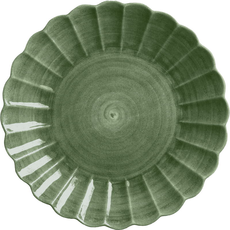 Oyster Fad 42 cm, Skovgrønt