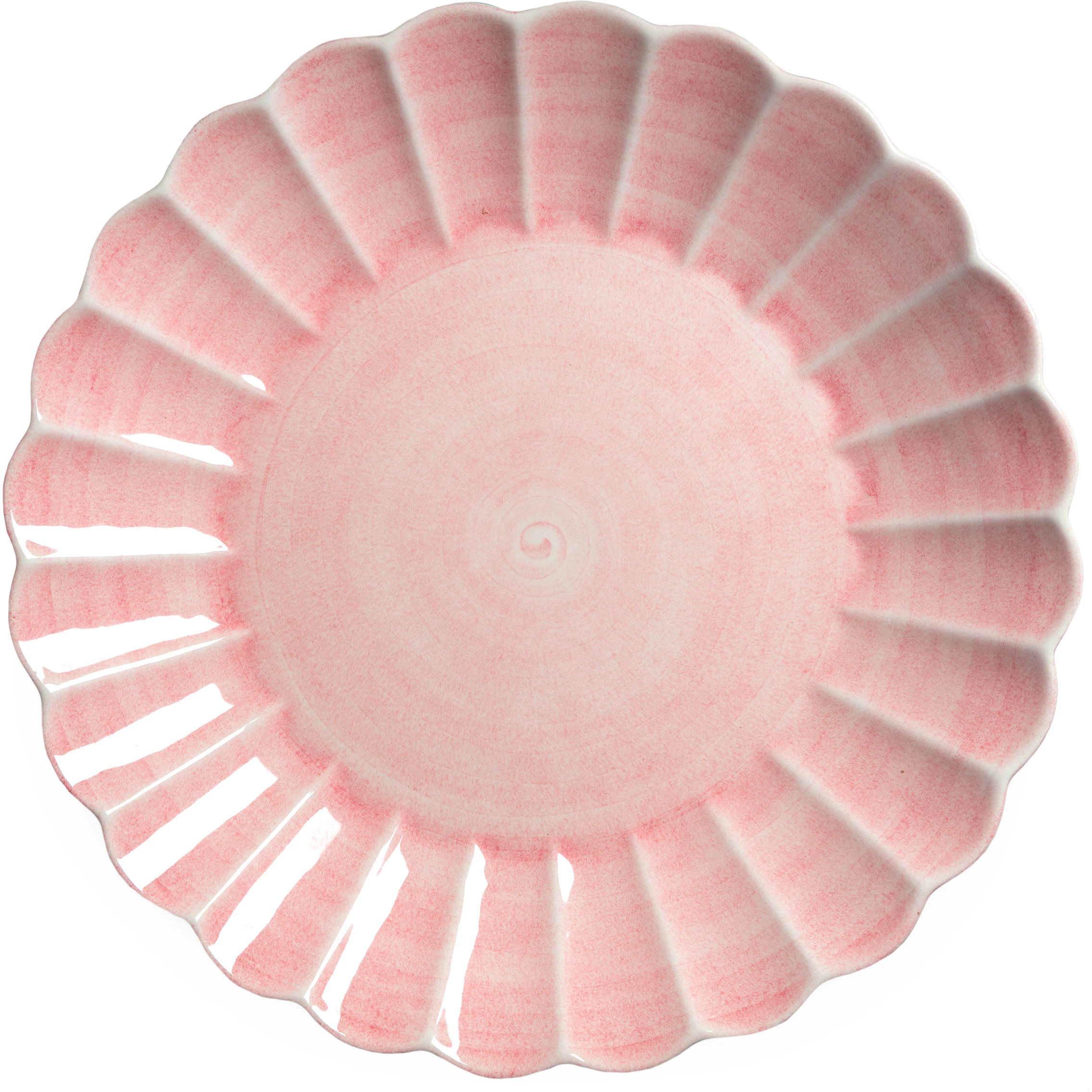 Mateus Oyster Fad 42 Cm Lys Rosa - Serveringsfad Keramik Light Pink - ELR24F