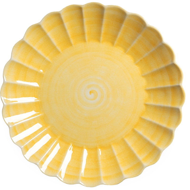 Oyster Fad 42 cm, Gult