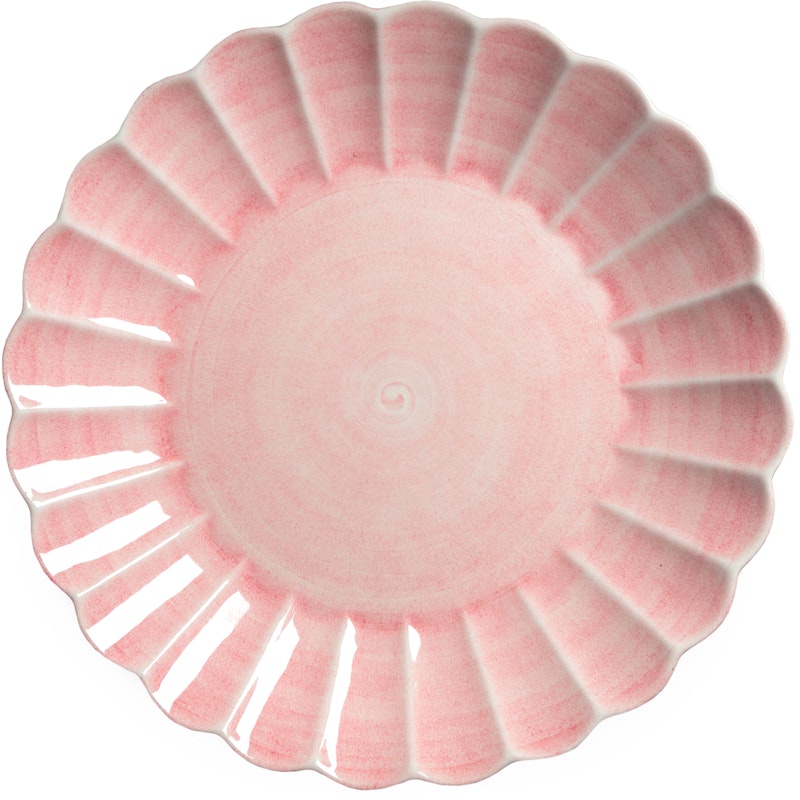Oyster Fad 42 cm, Lys Rosa