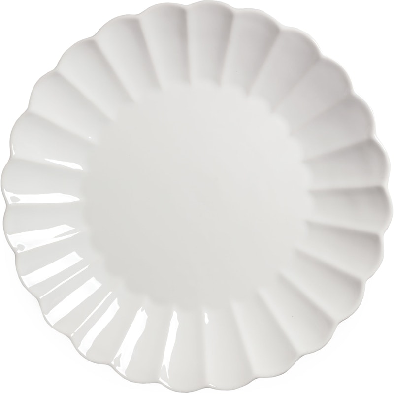Oyster Fad 42 cm, Hvidt