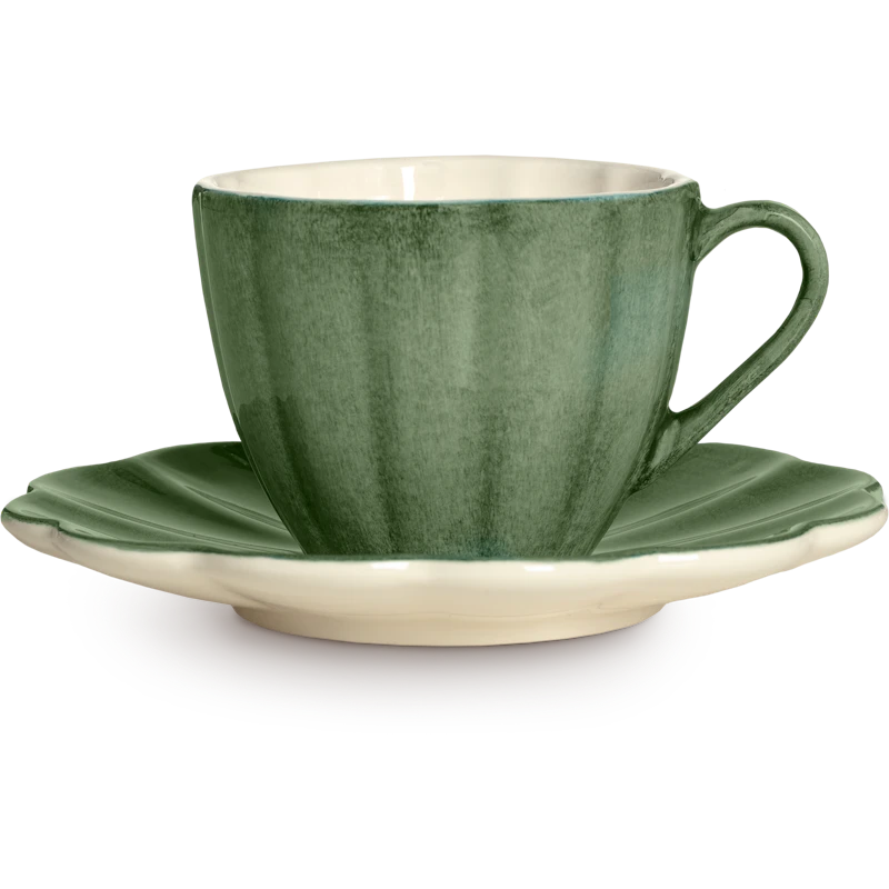 Oyster Kop Med Underkop 25 cl, Skovgrøn