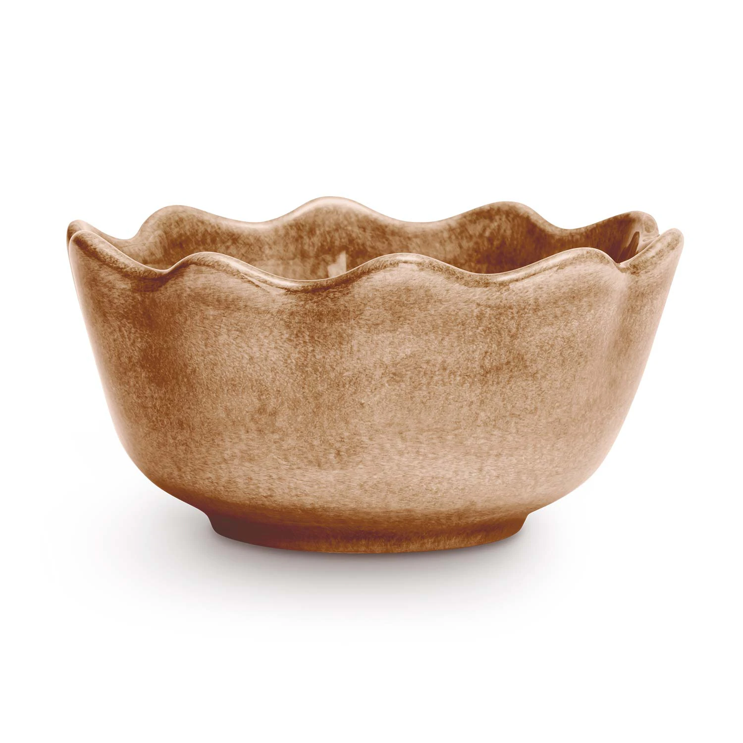 Mateus Oyster Sk&aring;l 13 Cm Cinnamon - Serveringssk&aring;le Keramik Kanel - ECN24G