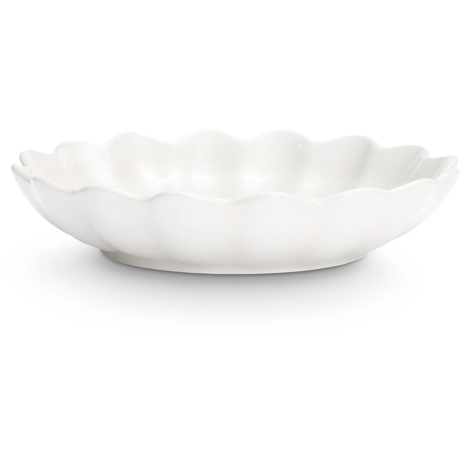 Mateus Oyster Sk&aring;l 24 Cm - Serveringssk&aring;le Keramik Hvid - EK368