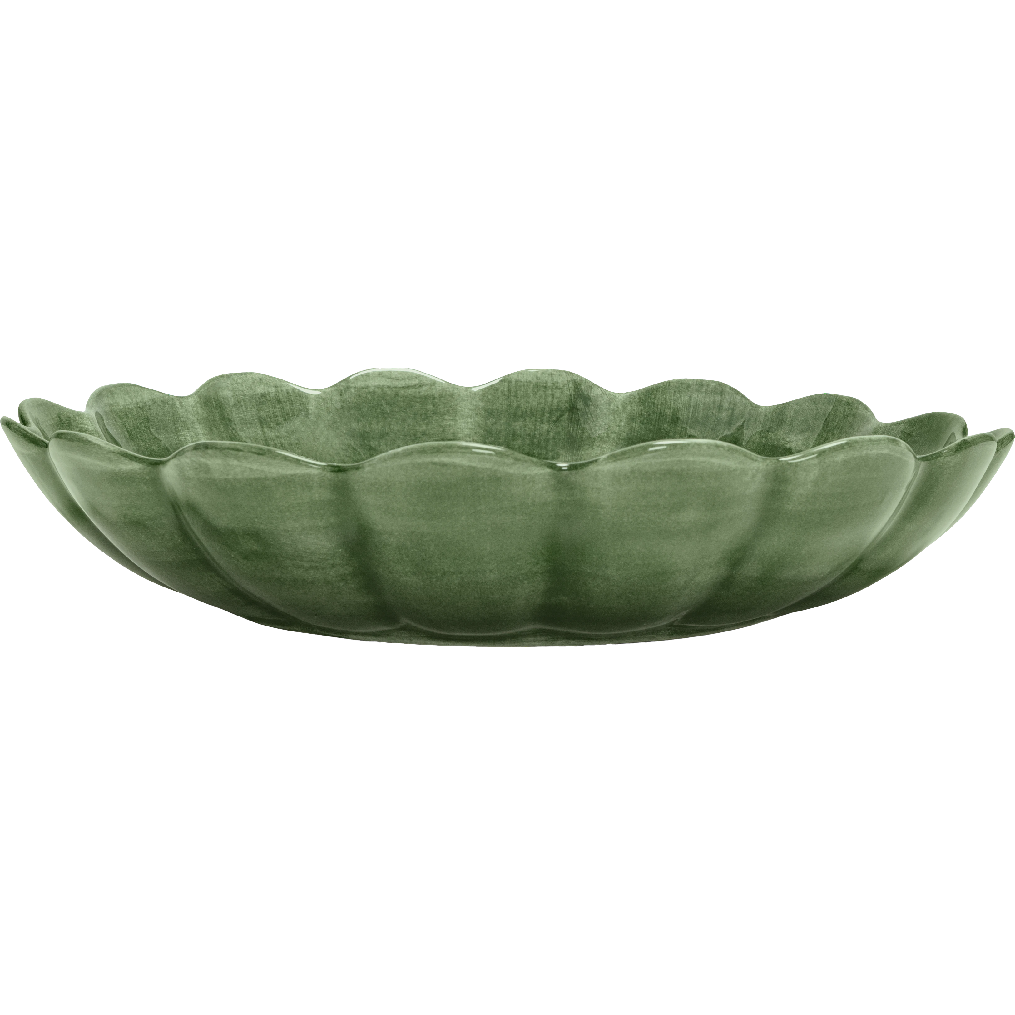 Mateus Oyster Sk&aring;l 31 Cm - Serveringssk&aring;le Keramik Skovgr&oslash;n - EFG370