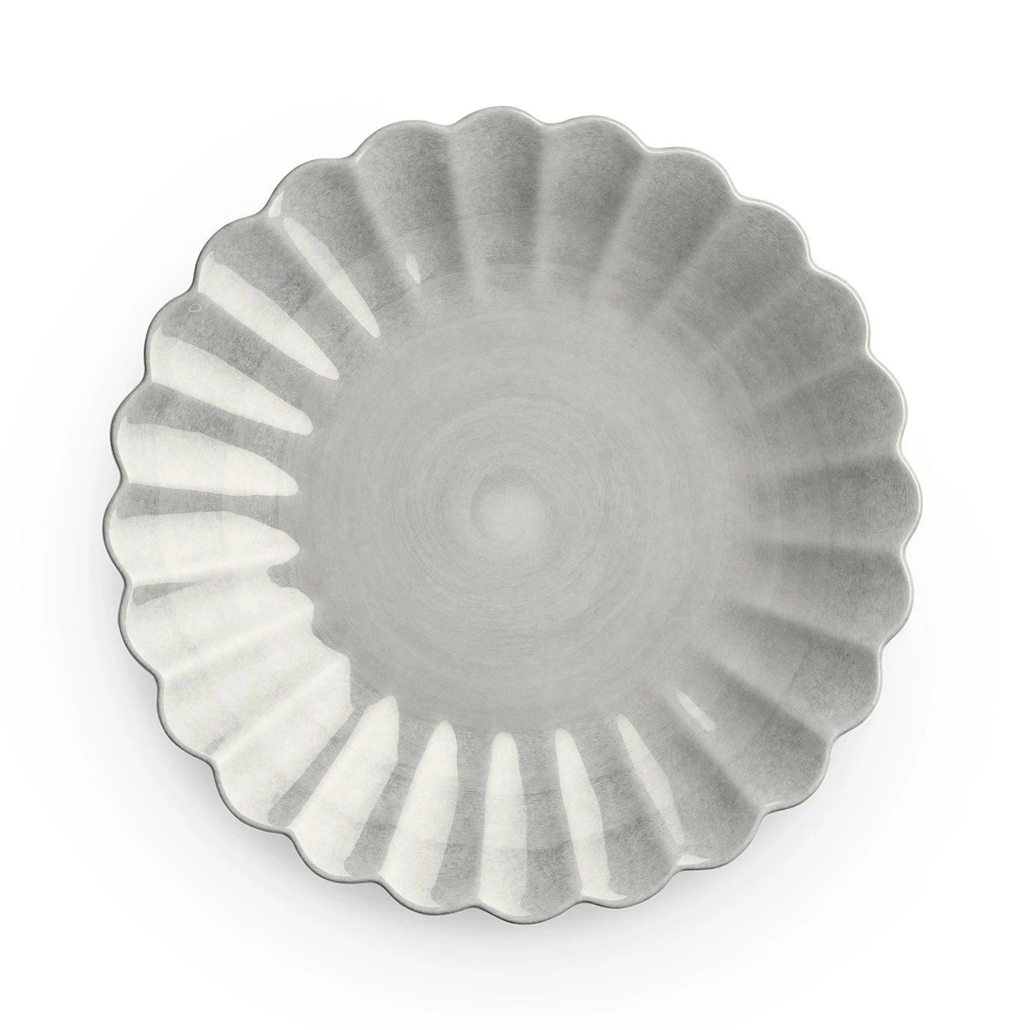 Mateus Oyster Tallerken 20 Cm - Asietter Keramik Gr&aring; - ECZ24B