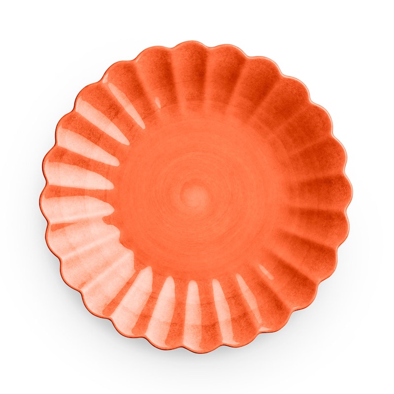 Oyster Tallerken, Orange, 20 cm