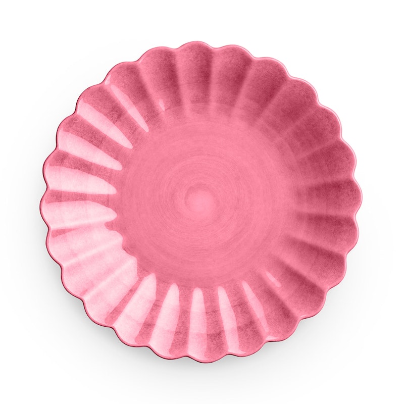 Oyster Tallerken, Pink, 20 cm