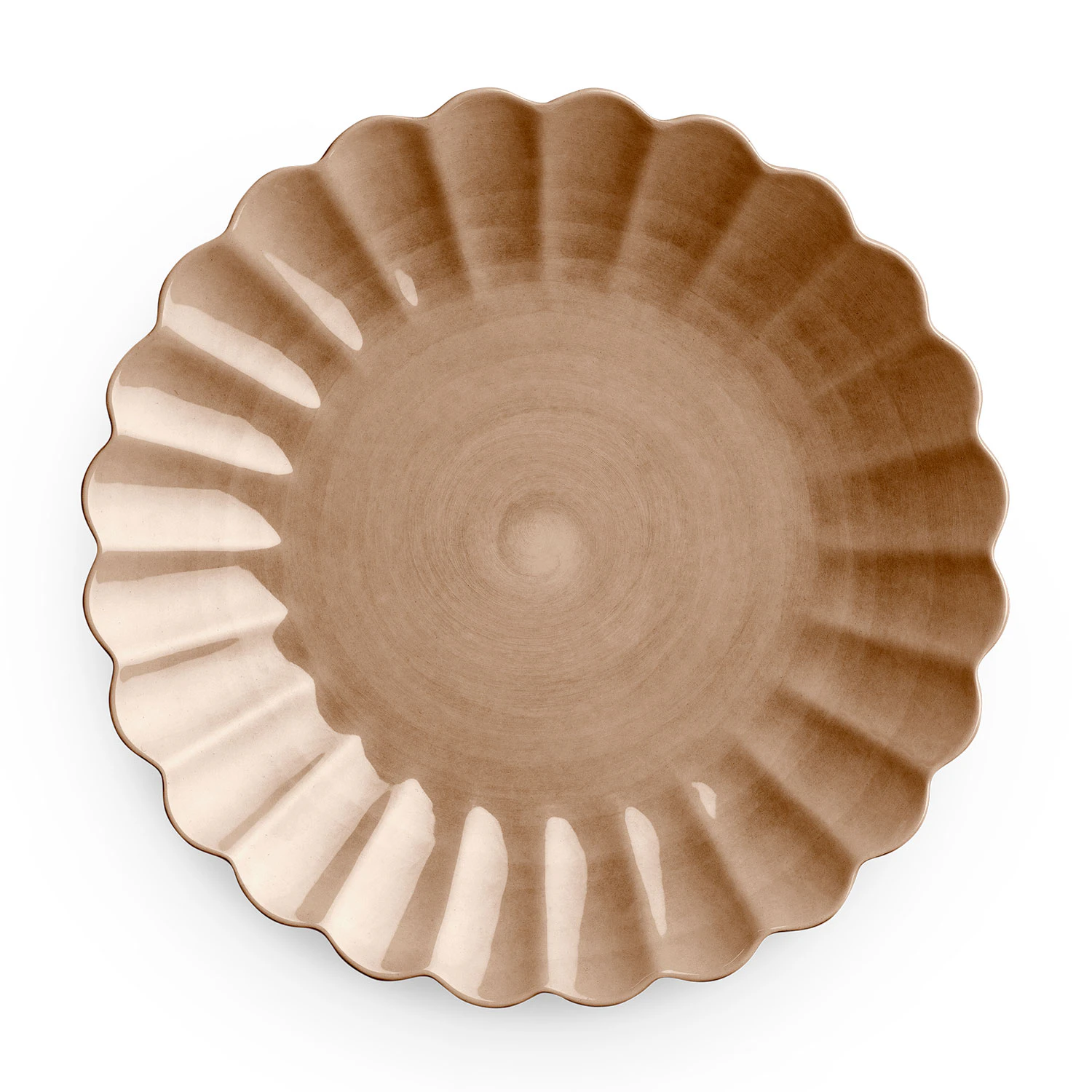 Mateus Oyster Tallerken Cinnamon 28 Cm - Middagstallerkner Keramik Kanel - ECN24C