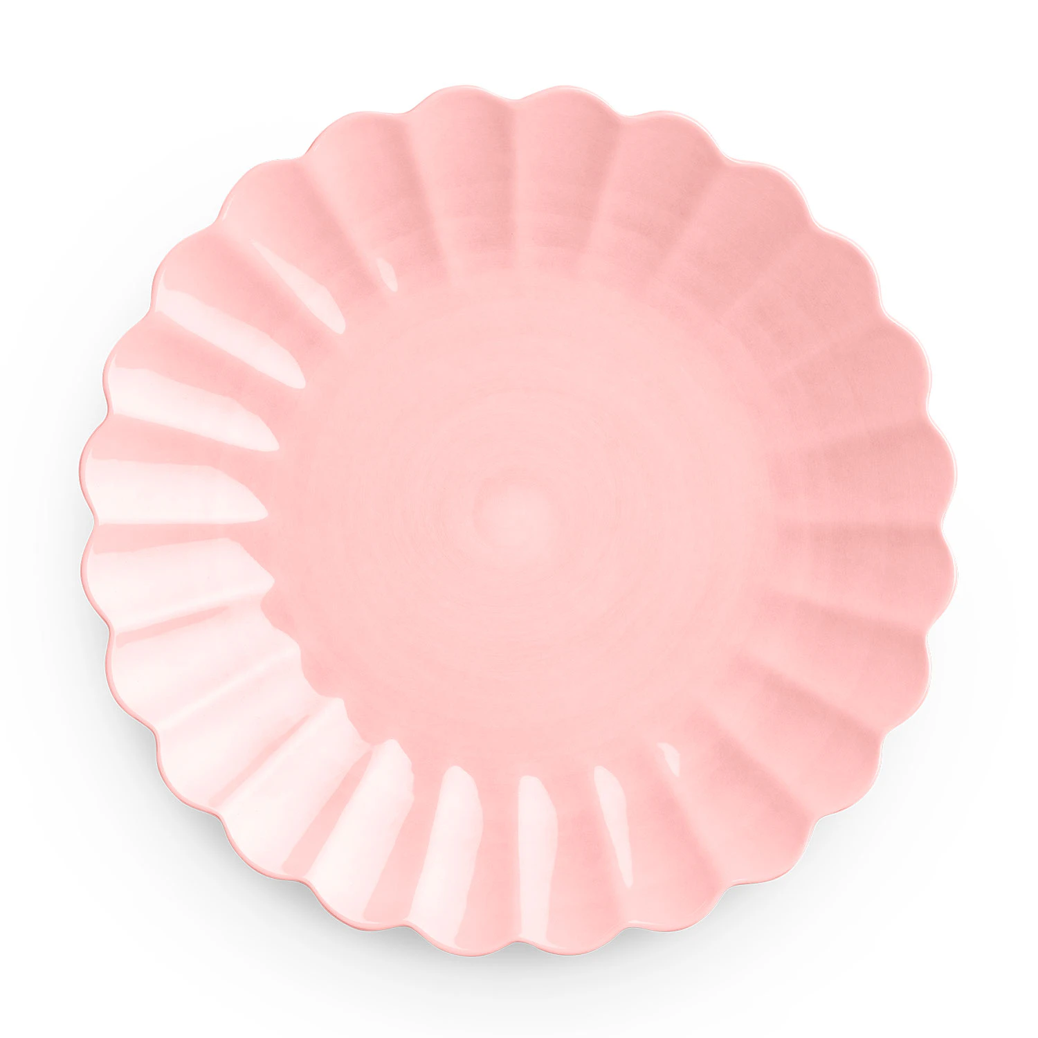 Mateus Oyster Tallerken Lyser&oslash;d 28 Cm - Middagstallerkner Keramik Light Pink - ELR24C